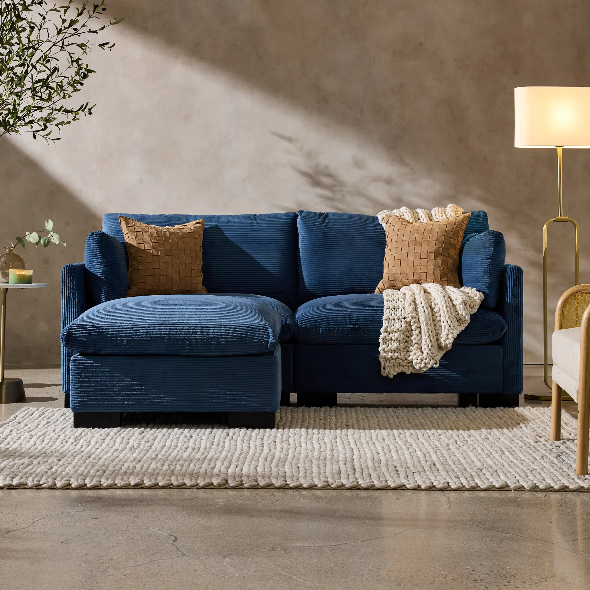 Best Choice Products 82in Modular Sectional Pillowtop Sofa w/ Ottoman & Storage Best Choice Products 82in Modular Sectional Pillowtop Sofa w/ Ottoman & Storage