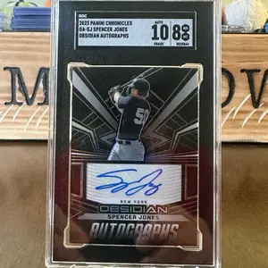 Spencer Jones - SGC 10/8 2023 Panini Chronicles Obsidian Autograph #OA-SJ