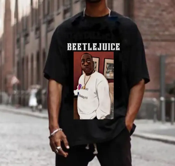 Beetlejuice Actor T-Shirt Highlighting Lester Green and Funny Graphics