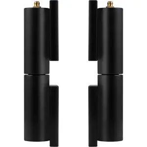 2-Set Gate Hinge 7", Weld- Hinge Barrel Style for Swing Gate and Trailer Ramp Gate, Total Load Capacity 4400 Lbs