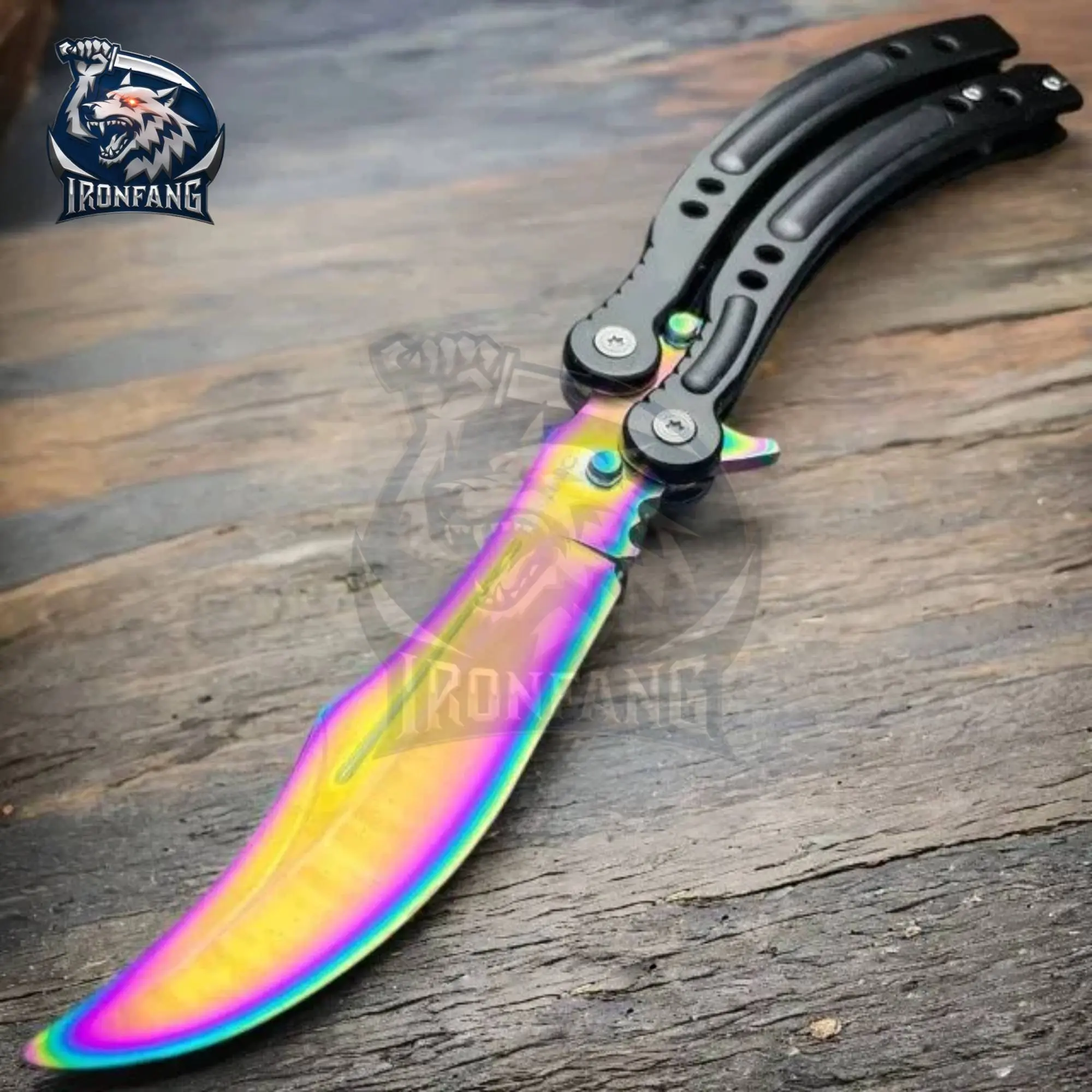 RAINBOW FADE Skin CSGO Fix Blade Training  ironfangknife