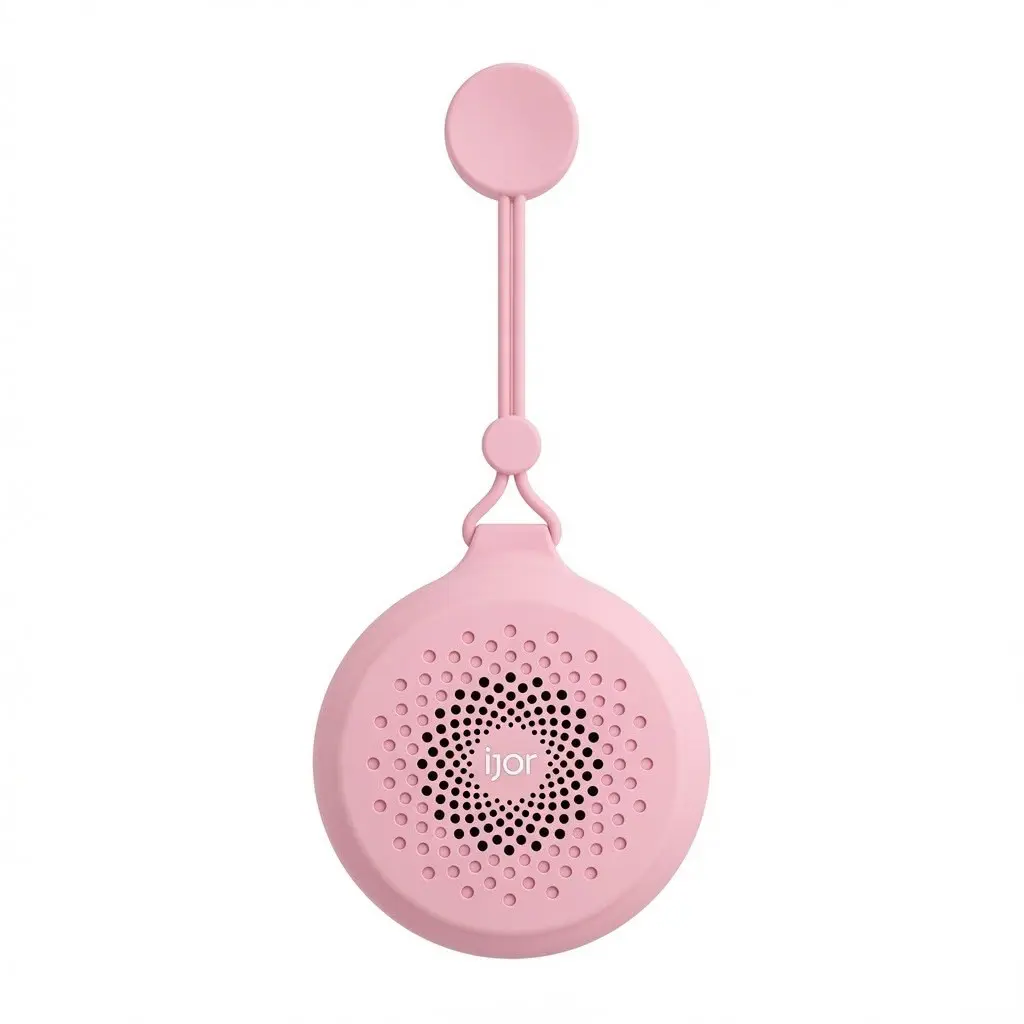 iJoy Bath Bomb Splash Proof Bluetooth Shower Speaker -Pink