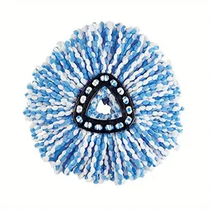 Triangle Shaped Mop Head, 1 Count Easy Cleaning Mop Head, Replacement Mop Head for Floor Cleaning, Cleaning Gadgets, Triangle Mop Heads