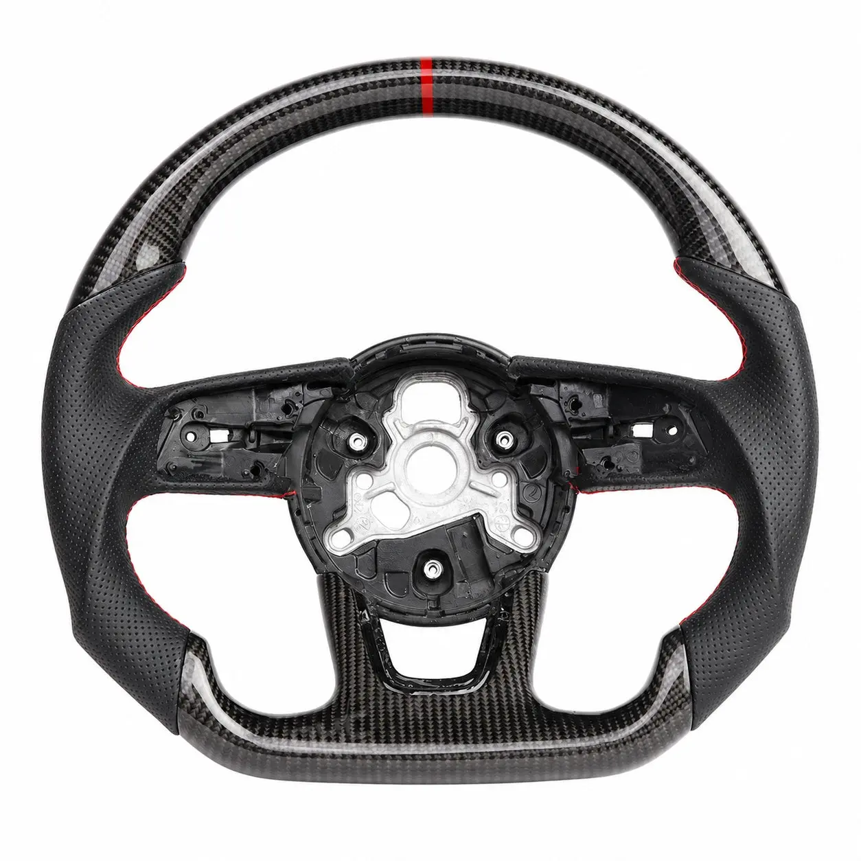 Audi Ready-To-Ship Custom Carbon Fiber Steering Wheel (2017-2024)