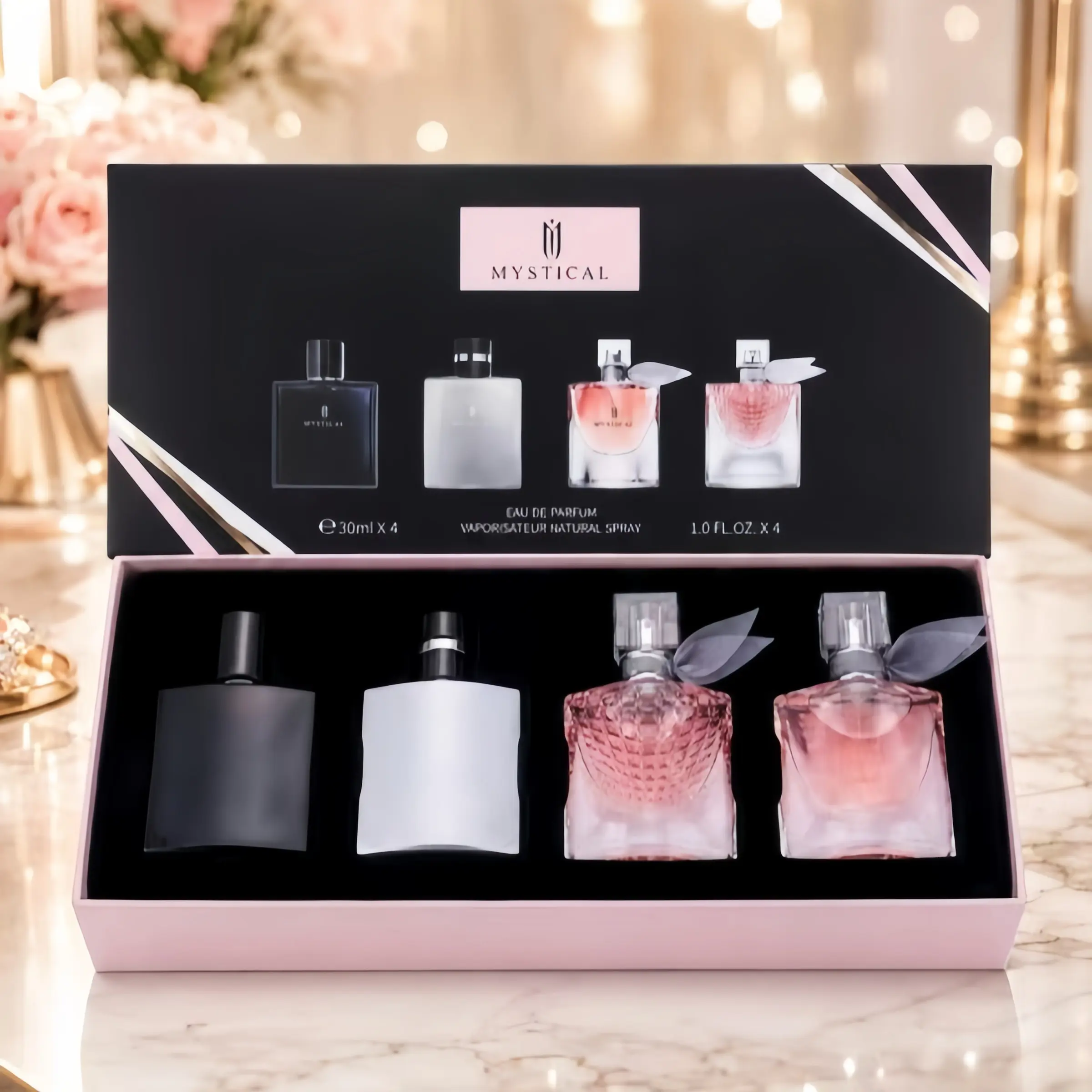 Women's Fragrance Gift Set, Mother'sDay,Christmas, Valentine's Day gift,lasting fresh fruitfragrance, for dailylife, dating and gifts, let youreleasethe unique charm of women,fragrancedoes not repeat every day  Fruity Notes I CologneCollection for Couples
