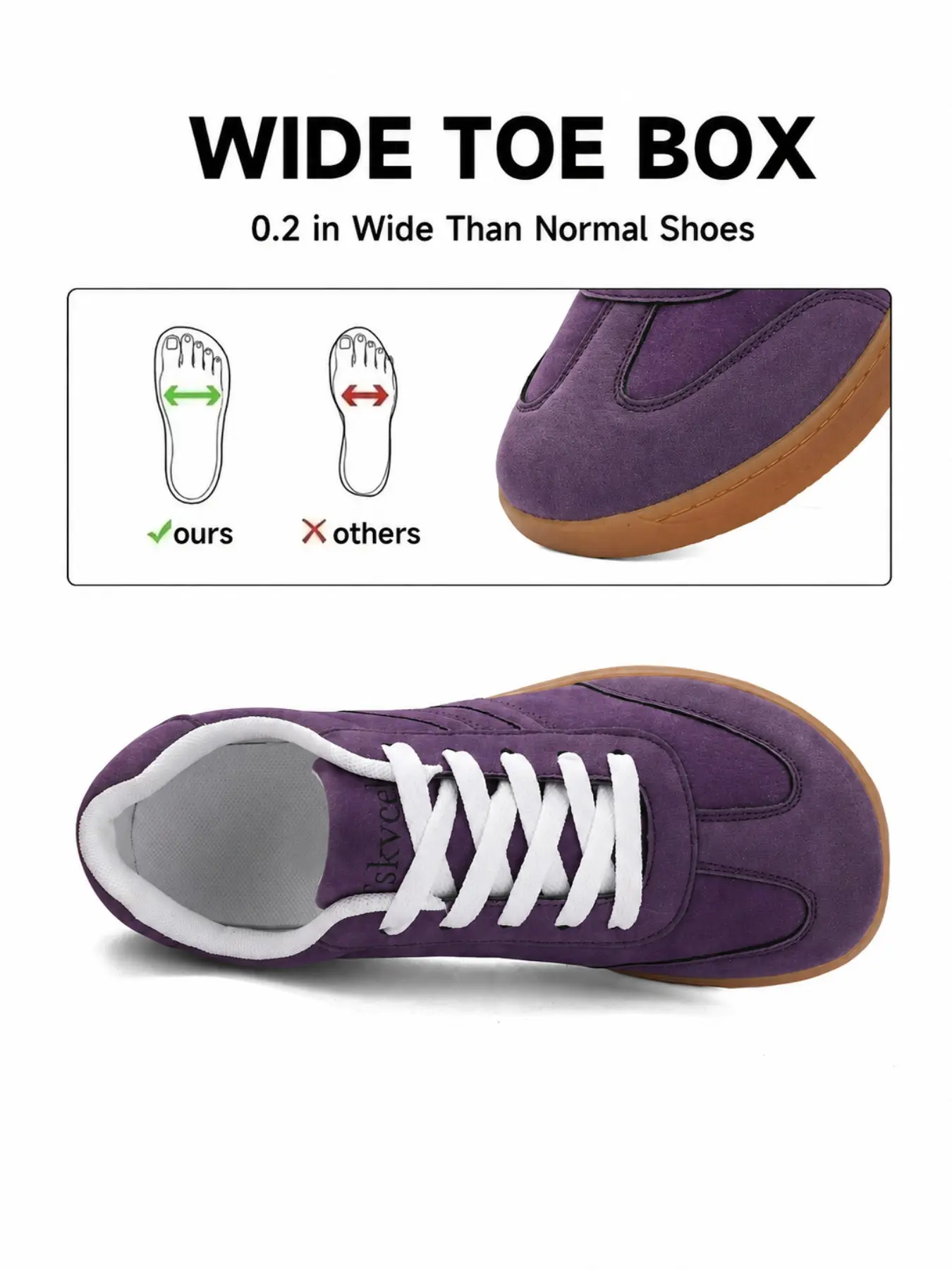 Vintage Wide Toe Trainer Shoes, Soft Rubber Sole Breathable Comfort, Daily Commute Casual Walking Shoes Footwear, Retro Style Non-Pressing Design, Sneaker, Sporty Casual Shoes, Lifestyle Shoe Trainer, Low Shoes