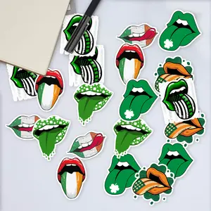 Stickers Pack 20 Pcs Irish Laptop Guitar Car Tongue Bottle Water Bumper Aesthetic Colorful Luggage Bike Waterproof Skateboard Vinyl