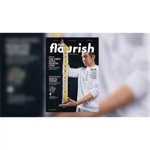 The Flourish Launch Edition Magazine with Nikita Yatsik Collectible Playing Card & Exclusive Tutorials for Cardistry Enthusiasts