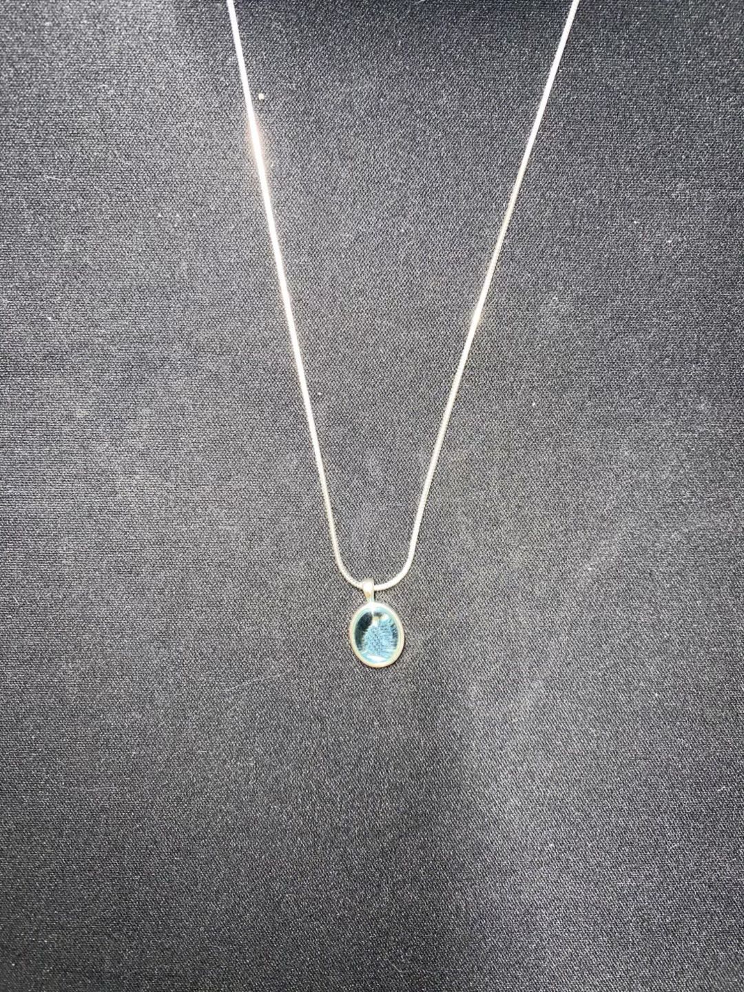 Sterling Silver Aquamarine and Moonstone Necklace for Women - Elegant and Meaningful Jewelry