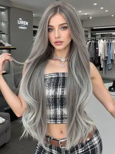 32 Inch Long Curly Wig, Synthetic Curly Wigs, Natural Looking No Bangs, High Temperature Resistant Fiber, Suitable for All Seasons, Heat Resistant Wig, Synthetic Hair