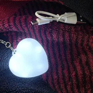 Rechargeable Purse & Handbag Light, Rechargeable Lighting LED Bag Light for Inside Purses with Automatic Sensor, USB Rechargeable Compact Mini Night Light, Soft Glow Aesthetic Design, Portable Keychain Pendant Lamp, Romantic Gift, USB Rechargeable Lights
