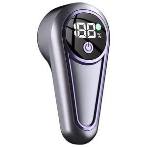 Electric Fabric Shaver, USB Rechargeable Lint Remover, LED Display, Portable Handheld Hairball Trimmer for Clothes & Home Use (300mah)