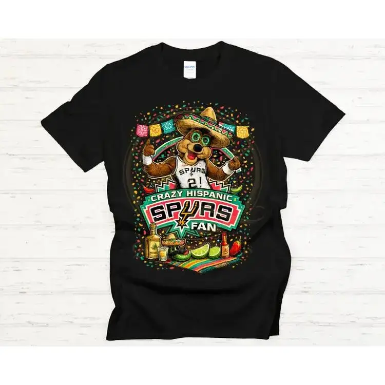 I'm That Crazy Hispanic Spurs Fan T-Shirt wind breaker world tshirts book merch graphic tee
