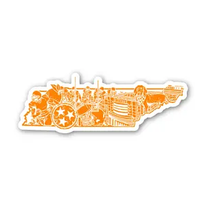 Tennessee Icons Sticker