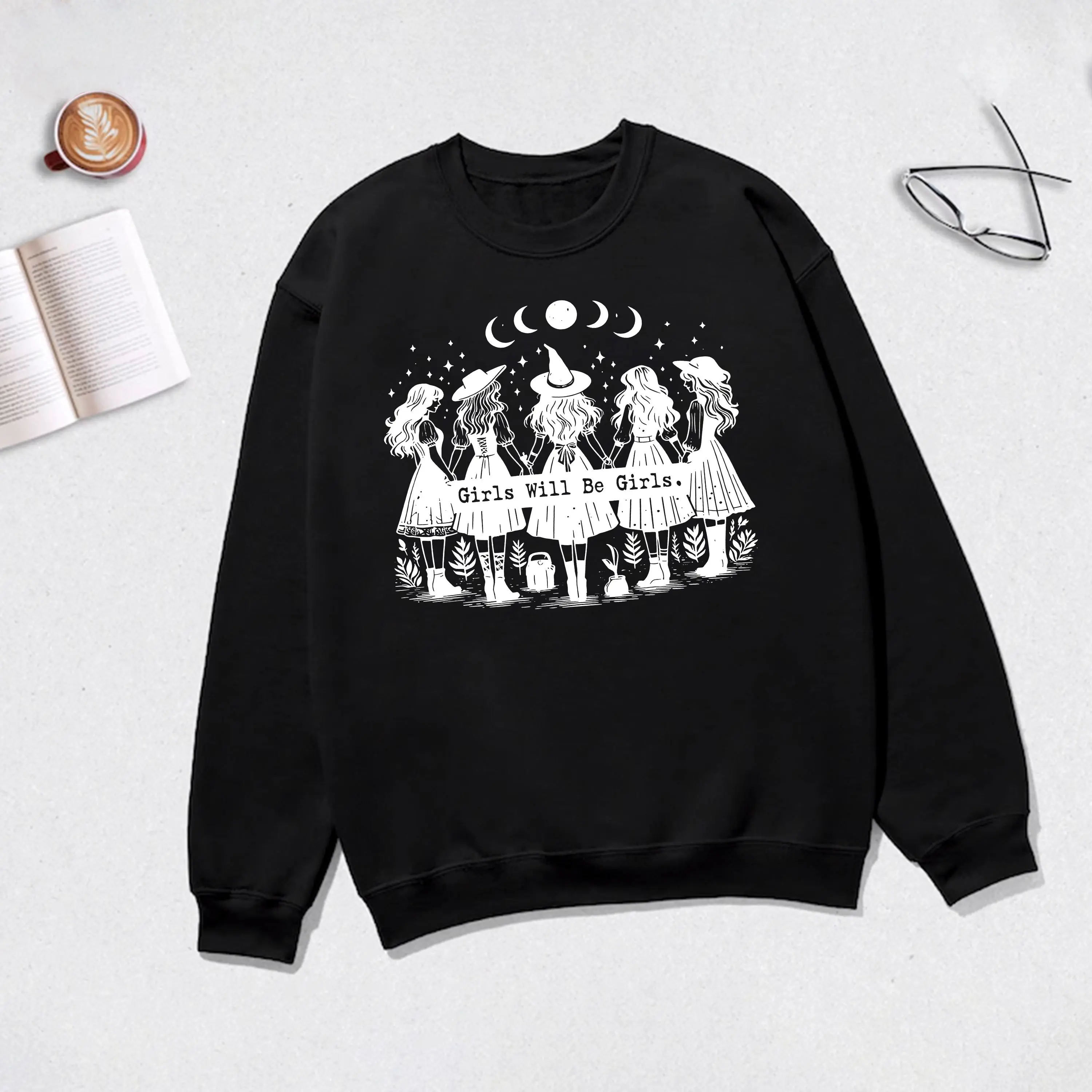 Girls Will Be Girls Witch, Witchy Feminist Shirt, Halloween Feminism Shirt, Halloween Shirt, Women Right Shirt