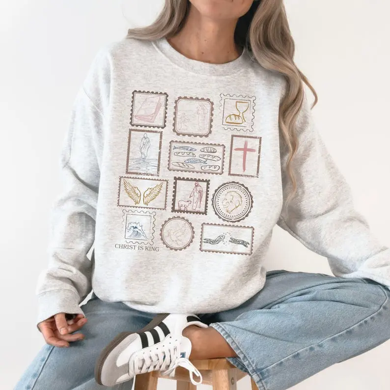 Christian Sweatshirt, Christian Shirt, Christian Apparel, Religious Shirt, Christian Aesthetic, Trendy Faith Apparel Gift, Christian Merch