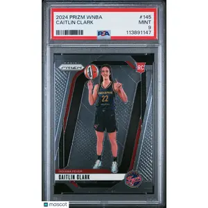 2024 Panini Prizm WNBA Caitlin Clark #145 PSA 9