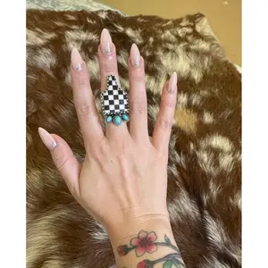 Checker Tag Ring
