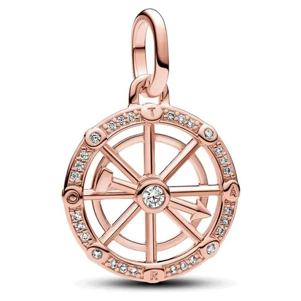 Pandora ME Wheel of Fortune Medallion Charm 783063C01, Karma, Charms & Pendants, Unisex Names