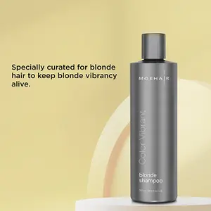 Moehair Color Vibrant Blonde Shampoo Haircare Daily Cleansing