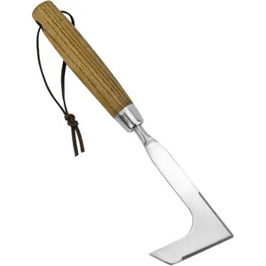 Crack Weeder, L-Shape Stainless Steel Crevice Weeding Tool, Comfortable Grip  Handle Paver Weeder, 11'' Sidewalk Weed  for Garden Lawn, Bricked Patio and Terrace Paving Moss