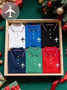 6-Pack Men's Polo Shirts, Summer Short Sleeve, Comfortable Loose Fit, Relaxed Fit, Breathable Quick-Dry, Golf Casual, Lightweight Stretch Polyester, Multiple Colors