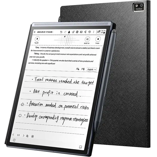 iflytek AINOTE Air 2 Bundle – Stylus Pen & Folio Case, 8.2" AI Note Taking Tablet,Digital Notebook for Note Taking,Writing Paper Tablets for Meeting,Ideal for Work & Study