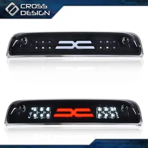 CROSSDESIGN LED Rear 3RD Third Brake Light Lamp Fit For 2014-2018 Chevy Silverado GMC Sierra