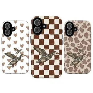 [HOT] Vintage Mallard Duck Phone Case Old School Camo Flying Duck Aesthetic Design Perfect Gift for Hunter