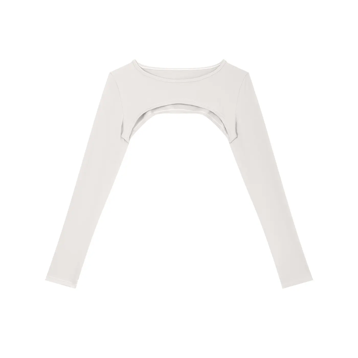 Female Athletic Nylon Yoga Shrug - Sporty Chic, Asymmetrical, Cutout, Reclaimed Supply, S, Iron At Low Temperature