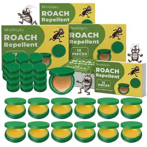MoonSpry 48-Pcs Roach Repellent Kit - Powerful Cockroach Exterminator for Home & Kitchen