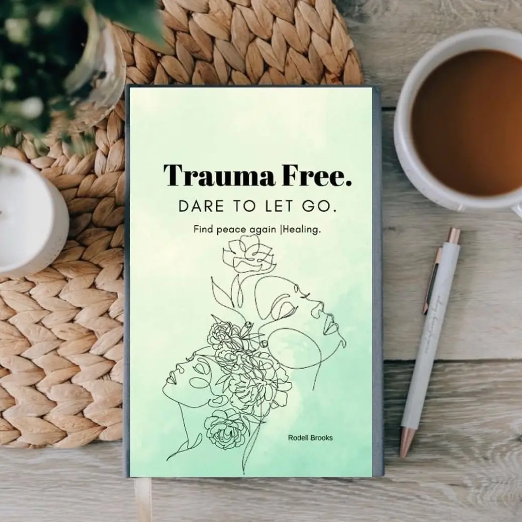Trauma Free journal healing straight line mental health journey therapy shadow work journal recovery daily mental health for growth be kind to your mental health inner child self care.