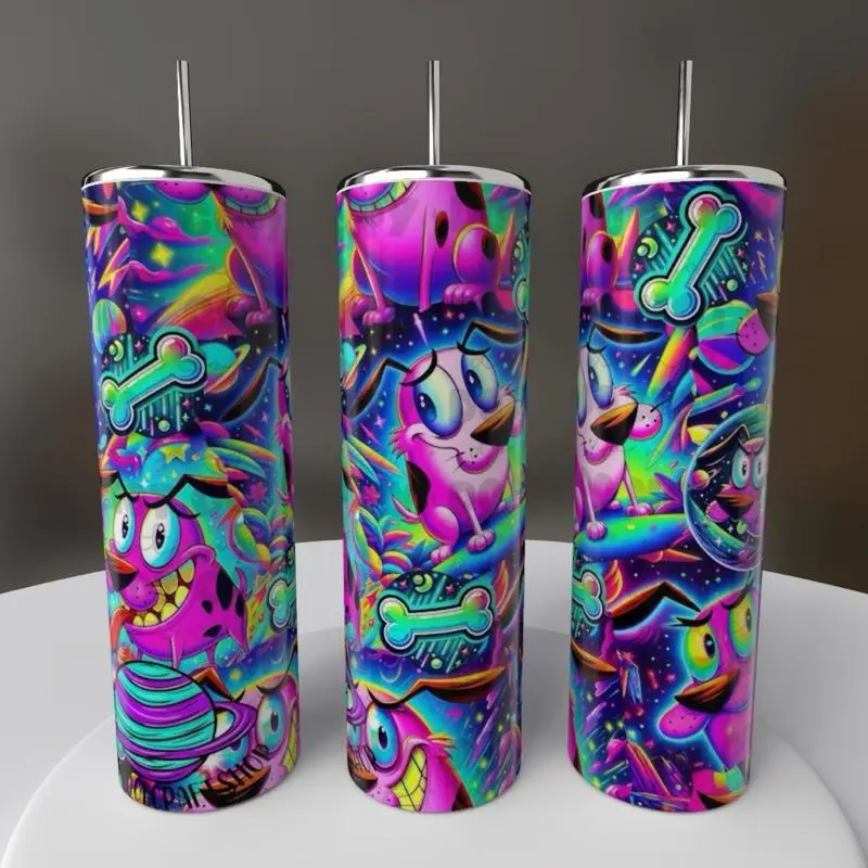 Courage the cowardly dog tumbler