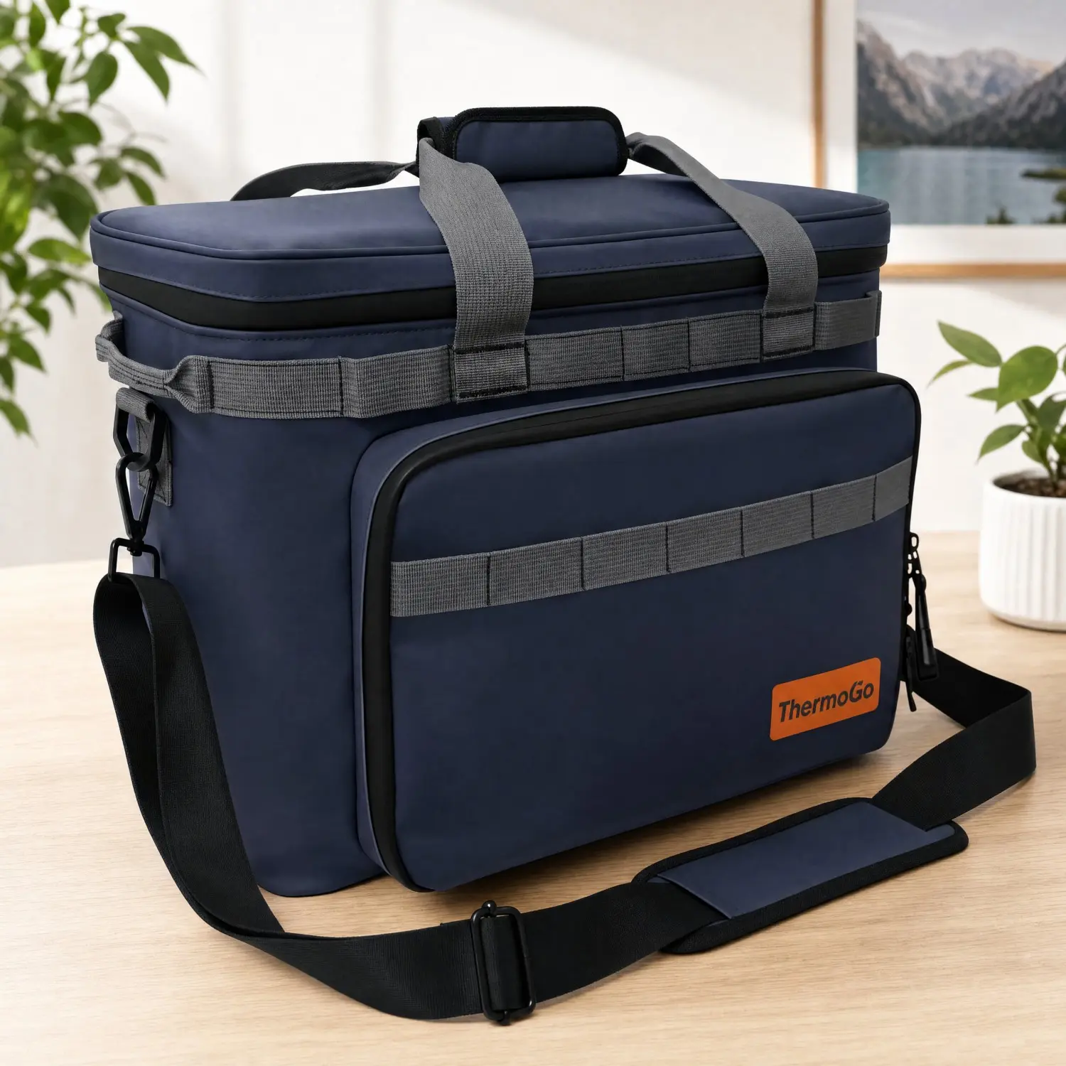 Soft Cooler Bag, Collapsible Soft Sided Cooler, 36 Cans Insulated Beach Cooler Lunch Bag, Large Leakproof Camping Cooler Reusable Waterproof Ice Chest for Travel Picnic Kayaking