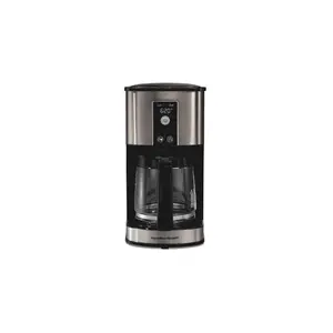 Hamilton Beach 12Cup Programmable Hot & Iced Coffee Maker 49620: Electric Drip Machine, 950W, Dishwasher-Safe Parts