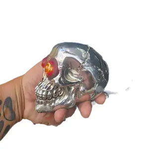 Semi hood  ornament w blinking eyes