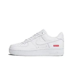 Nike Air Force 1 Low Supreme White Men's CU9225-100 New Sneaker