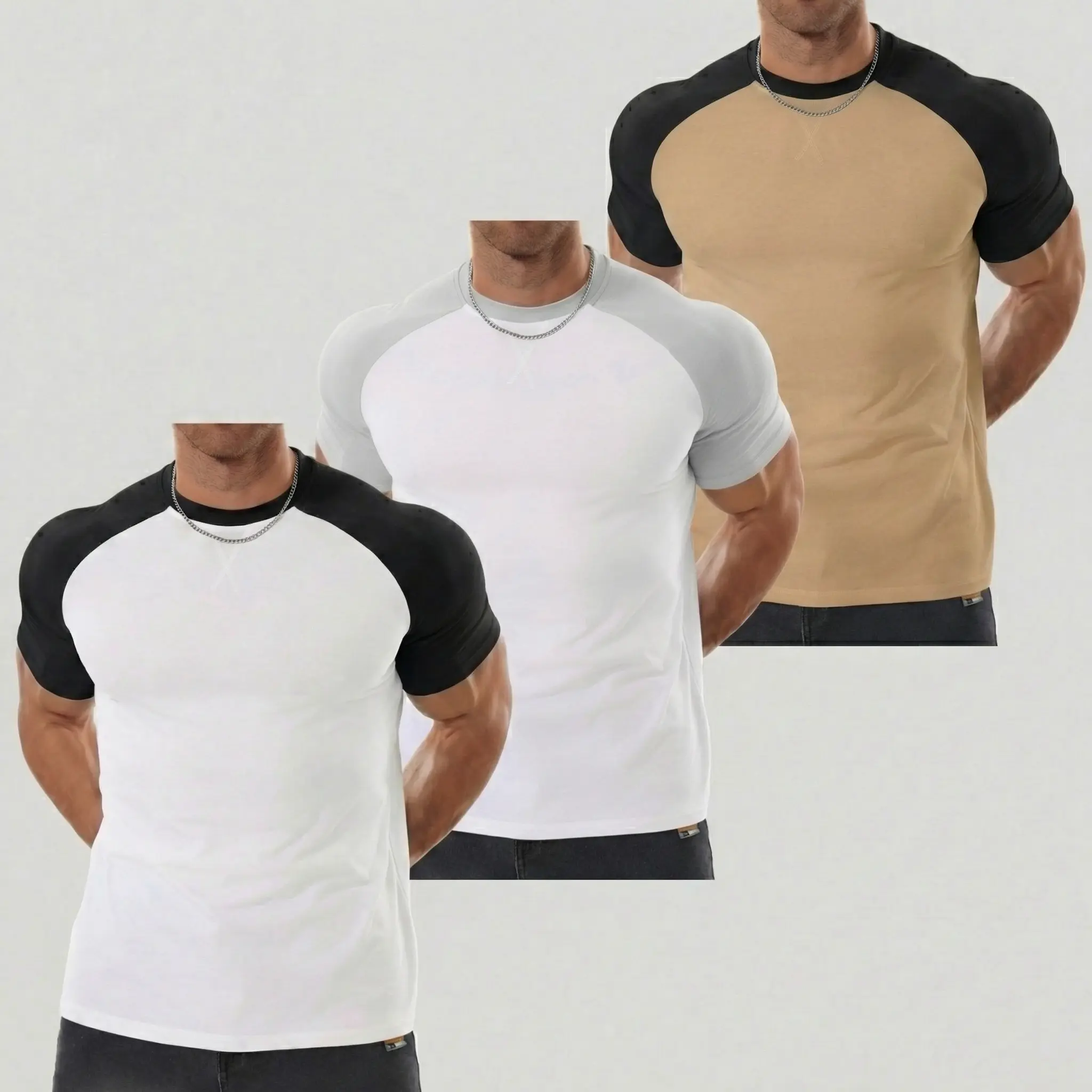 White01/White02/Khaki(color block)