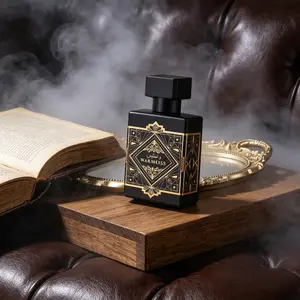 Womikis | Black Gold Decorative Bottle - A luxurious floral-scented perfume specially designed for both men and women. Exclusive gift.