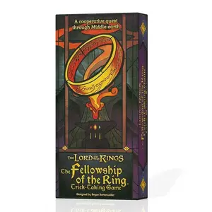 The Lord of the Rings: the Fellowship of the Ring Trick-Taking Game, Fantasy Art, Cooperative Card Game, Middle-Earth Adventure, Strategic Game