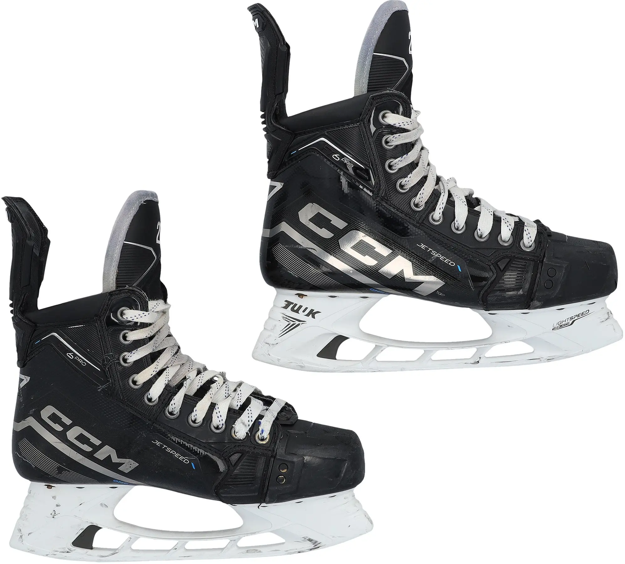 Barrett Hayton Utah Mammoth Game-Used Black CCM Skates from the 2025-26 NHL Season - Fanatics Authentic Certified