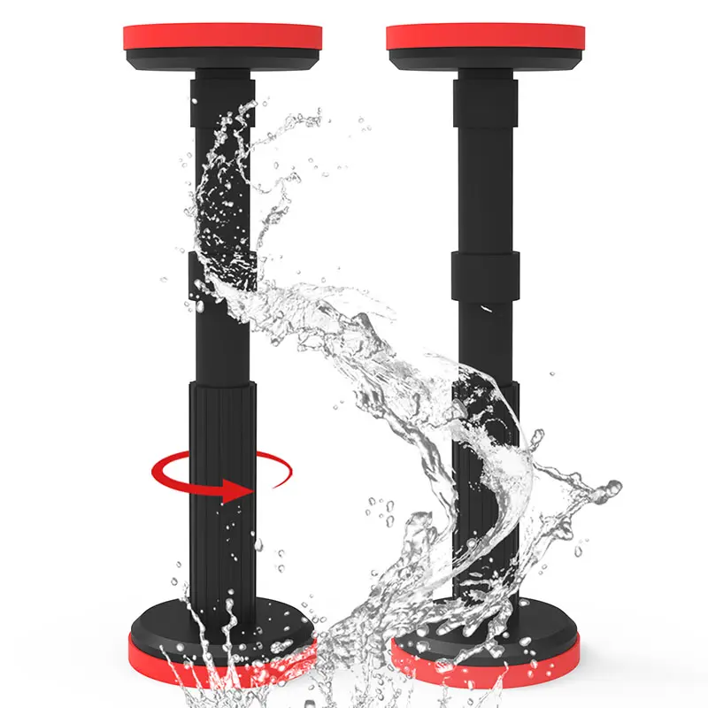 Adjustable Support Pole 7.1-17.3in,Undermount Sink Brackets Cabinet Jack,Adjustable Shelf Support Closet Rod Bracket Multi-Functional Telescopic Support Pole for Sagging Prevention 220lb