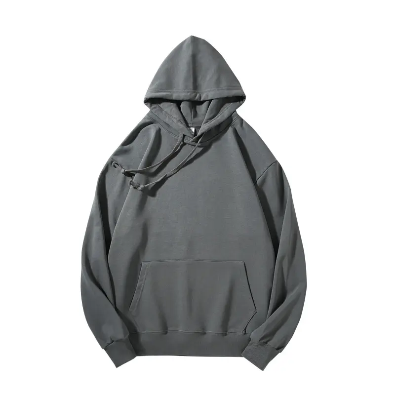380g looped hood   dark gray