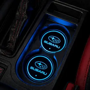 LED Cup Holder Lights (2-Pack) - Premium Car Interior Glow Upgrade, Cars Accessories for Vehicle Decorating, Car Decorating