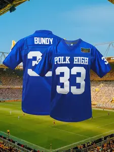 Al Bundy 33 Polk High Football Jersey for Men S-XXXL White
