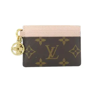Pre-owned Louis Vuitton Canvas Small Leather Goods Monogram Card Case