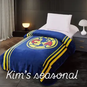 América Cloud soft reversible twin size blanket mexican  blanket