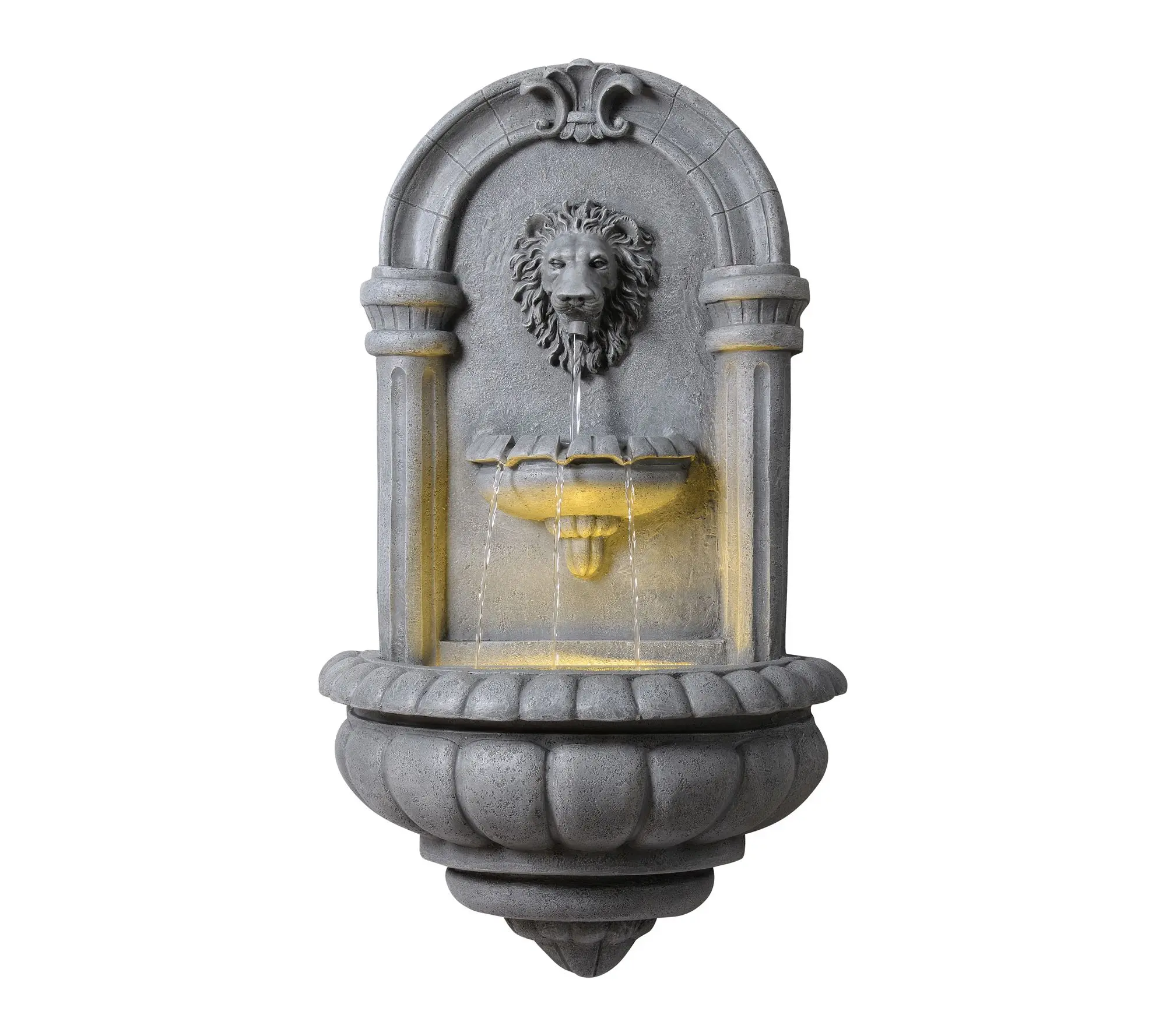 Teamson Home Outdoor 32" Lion Head Wall Fountain Teamson Home Outdoor 32" Lion Head Wall Fountain