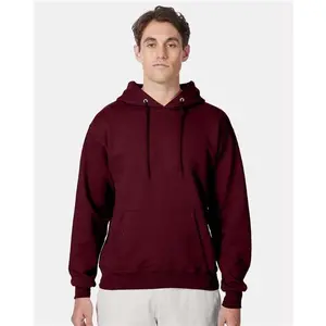 Custom Embroidered - Hanes - Unisex Ultimate Cotton® Hooded Sweatshirt - Maroon - F170