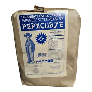 Cacahuate estilo japones pepecuate (Japanese style peanuts) 50 pieces bag of 1.41-oz each individual bag Mexican candy